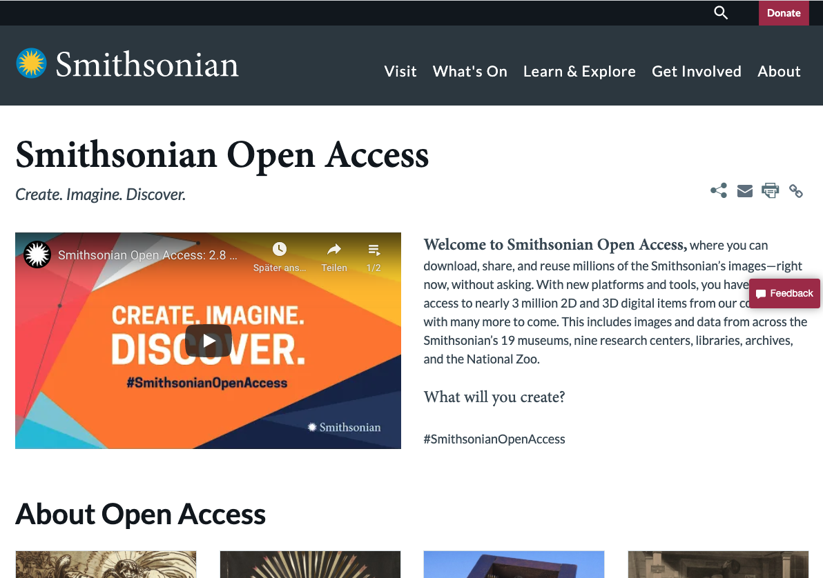 Smithsonian Open Access - Morgenbauer.com